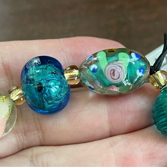 Italy Venetian Murano glass Bracelet NWT - Picture 3 of 7